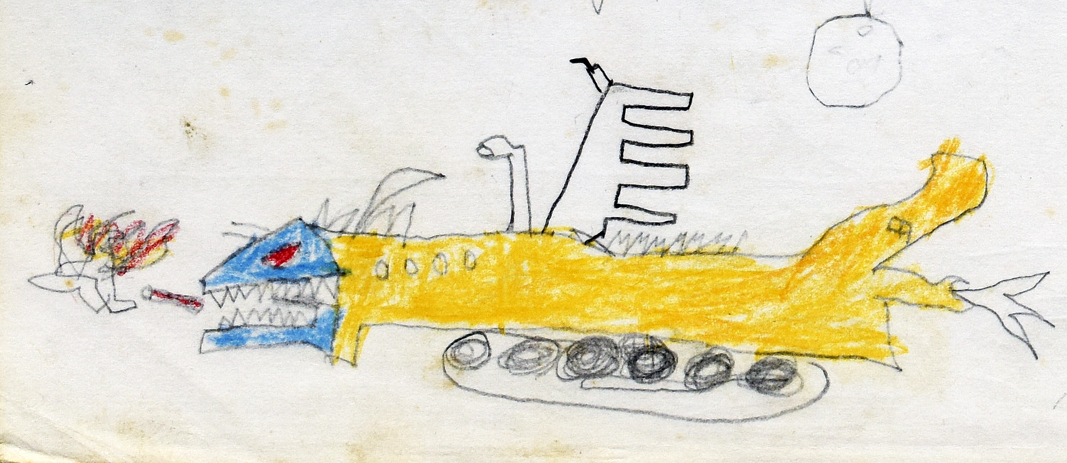 C. M. Kosemen Childhood Drawings